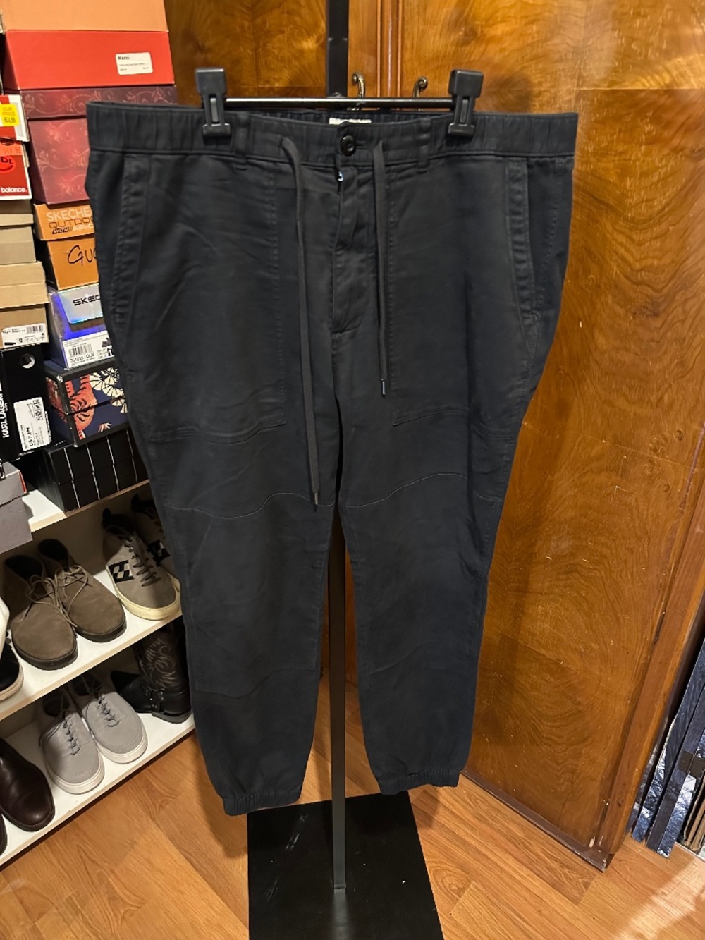 Todd Snyder Twill Cinched Hem Drawstring Chino Pants